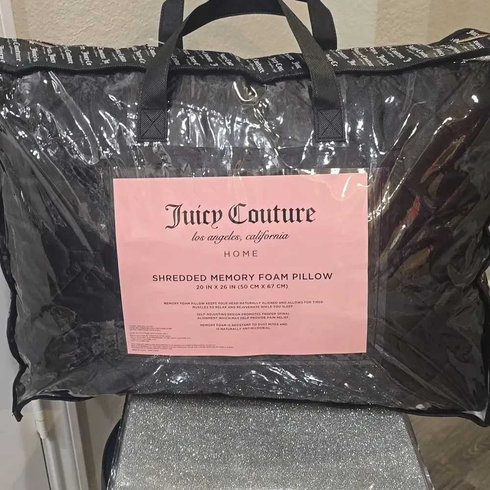 Juicy Couture Home Shredded Memory Foam Pillow‎